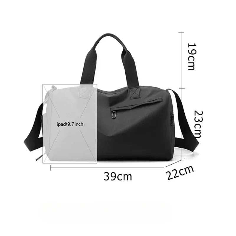 Travel Gym Dry Wet Separation Gym Black