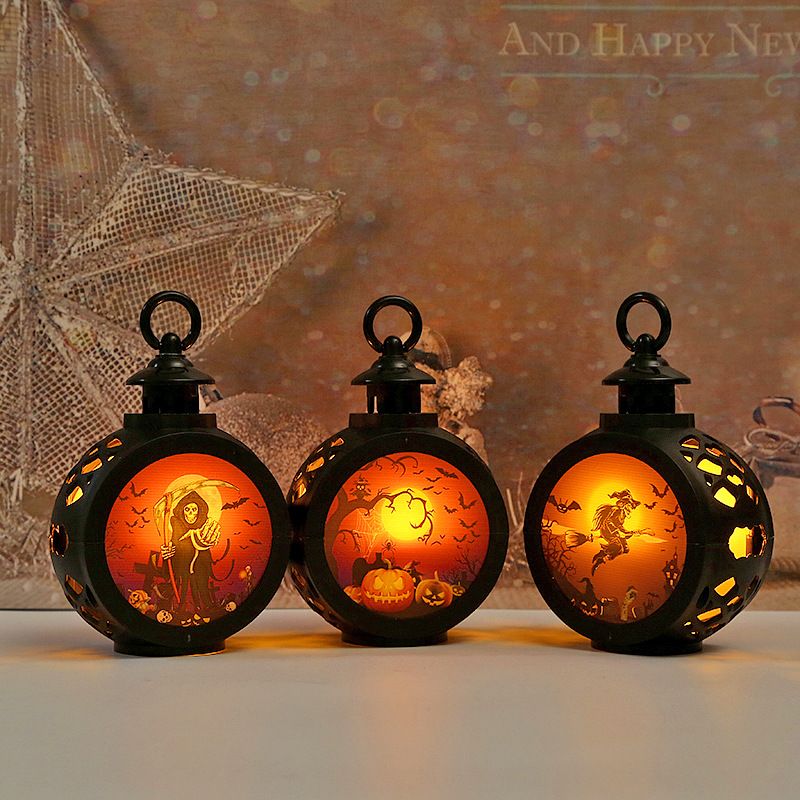 3 pcs Halloween Pumpkin Witch Light LED Bar Party Atmosphere Props Durable Use Light Portable Easy To Use And Clean Halloween-1