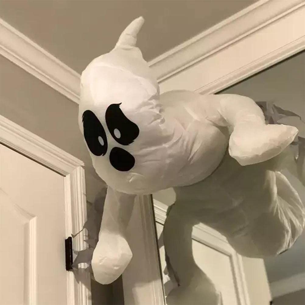 Halloween Window Crashing Ghosts Halloween Window Decoration Broken Window Ghost for Indoor or Outdoor-1