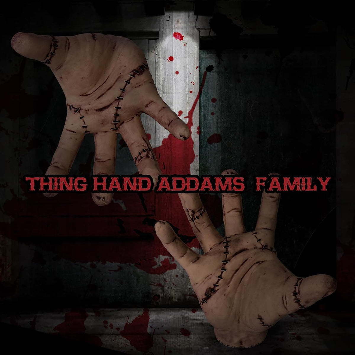 Halloween WednesdayFamily Thing Hand, Halloween Decorated Toys for Fans, Birthday Supplies, Accessories for Halloween Easter.-2